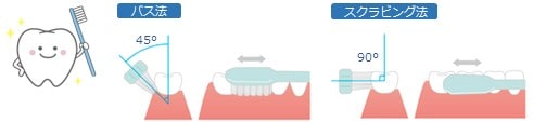 歯をキレイに磨くブラッシングの方法